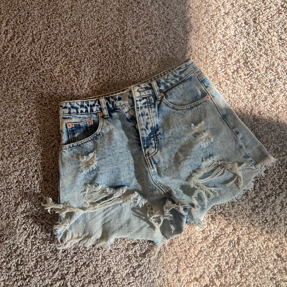 signature8 jean shorts